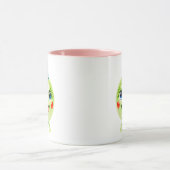Mug Illustration de personnage vert mignon (Centre)
