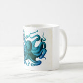 Mug Illustration de pieuvre aquarelle (Devant droit)