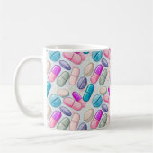 Mug Illustration de pilules pastel de pharmacien (Gauche)