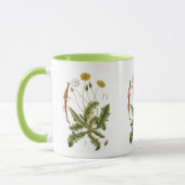 Mug Illustration de pissenlit vintage (Gauche)