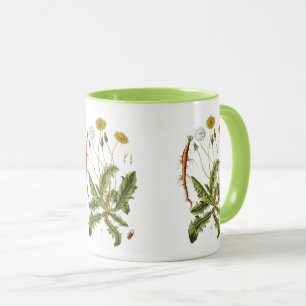 Mug Illustration de pissenlit vintage