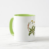 Mug Illustration de pissenlit vintage (Devant gauche)