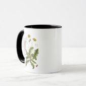 Mug Illustration de pissenlit vintage (Devant gauche)