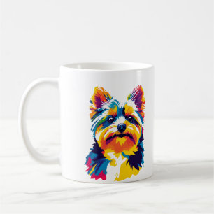 Mug Illustration de portrait de Terrier du Yorkshire P