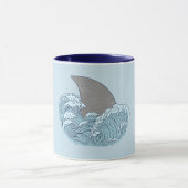 Mug Illustration de requin (Centre)