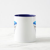 Mug Illustration de requin massif océan géant brillant (Centre)