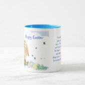 Mug Illustration de Rime-Lapin de lapin de Pâques (Centre)