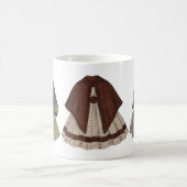 Mug Illustration de robe vintage (Centre)