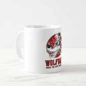 Mug Illustration de rockabilly/Psychobilly Wolfbait (Devant gauche)