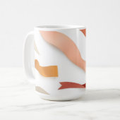 Mug illustration de ruban minimaliste (Devant gauche)