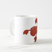 Mug Illustration de scorpion rouge (Devant gauche)
