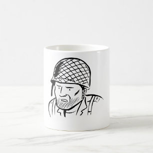Mug Illustration de soldat américain