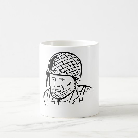 Mug Illustration de soldat américain
