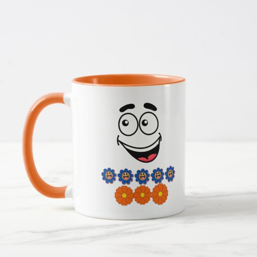 Mug Illustration de sourire (Gauche)