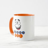 Mug Illustration de sourire (Devant gauche)