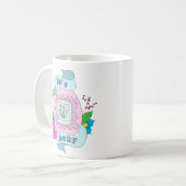 Mug illustration de tamagotchi du bébé 90s (Devant gauche)