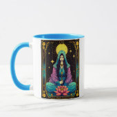 Mug Illustration de Tarot, la Grande Prêtresse (Gauche)