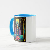Mug Illustration de Tarot, la Grande Prêtresse (Devant gauche)