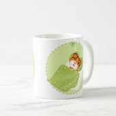 Mug Illustration de tigre au lit impression enfantine (Devant droit)