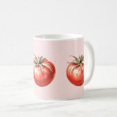 Mug Illustration de tomate à l'aquarelle (Devant droit)