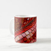 Mug Illustration de tuiles rouges (Devant gauche)