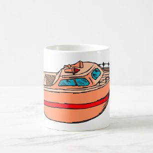 Mug Illustration de vedette Fun Design de bateau nauti