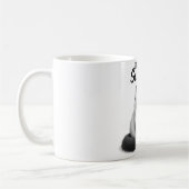 Mug Illustration de visage de chat drôle – Art de chat (Gauche)