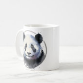 Mug Illustration de visage de panda mignon (Devant gauche)