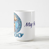 Mug Illustration décorative d'un chien terrier (Centre)