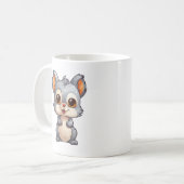 Mug Illustration d'écureuil de dessin animé (Devant gauche)
