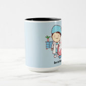 Mug Illustration dentiste et dent (Centre)