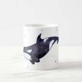Mug Illustration d'épaulard d'orque (Centre)