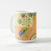 Mug illustration des aliments sains (Devant gauche)