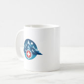Mug Illustration des Alpes suisses (Devant gauche)