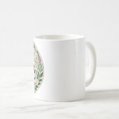 Mug Illustration des amateurs de pingouins fleurs sauv (Devant droit)