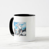 Mug Illustration des astronautes américains dans (Devant gauche)