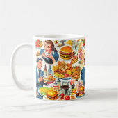Mug Illustration des bandes dessinées alimentaires des (Gauche)