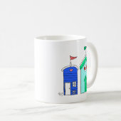 Mug Illustration des Beach Huts 2 (Devant droit)