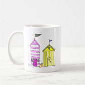 Mug Illustration des Beach Huts 3 (Gauche)