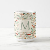 Mug Illustration des champignons et des Feuilles de la (Centre)