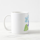 Mug Illustration des fleurs de violet sauvages (Gauche)