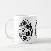 Mug Illustration des oeufs de Pâques fantaisistes à tr (Gauche)