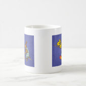 Mug Illustration des oeufs de poulets lapins de Pâques (Centre)