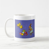 Mug Illustration des oeufs de poulets lapins de Pâques (Gauche)