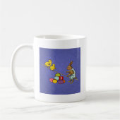 Mug Illustration des oeufs de poulets lapins de Pâques (Gauche)