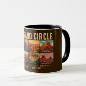 Mug Illustration des parcs nationaux et des monuments (Devant droit)