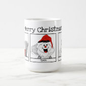 Mug Illustration des personnages de Noël dans le monde (Centre)