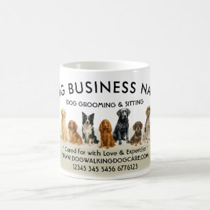 Mug Illustration des races de chiens populaires