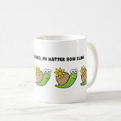Mug Illustration d'escargot mignon | Cadeau original s (Devant droit)