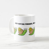 Mug Illustration d'escargot mignon | Cadeau original s (Devant gauche)
